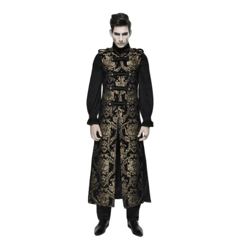 Gothic steampunk jacket — Long sleeveless