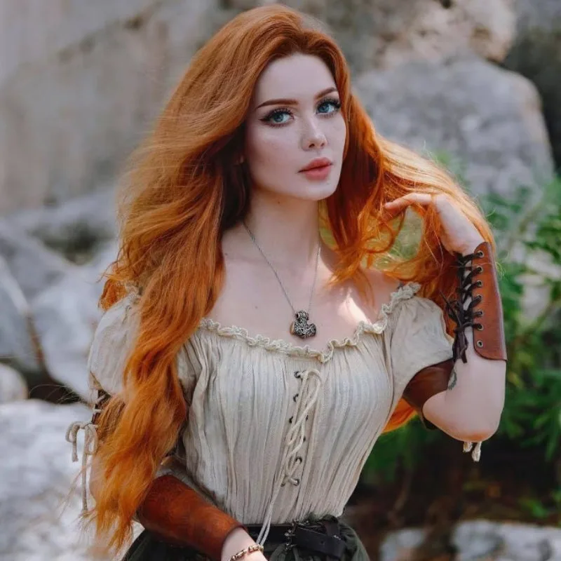 View 2 — Steampunk shirt — shoulders bare
