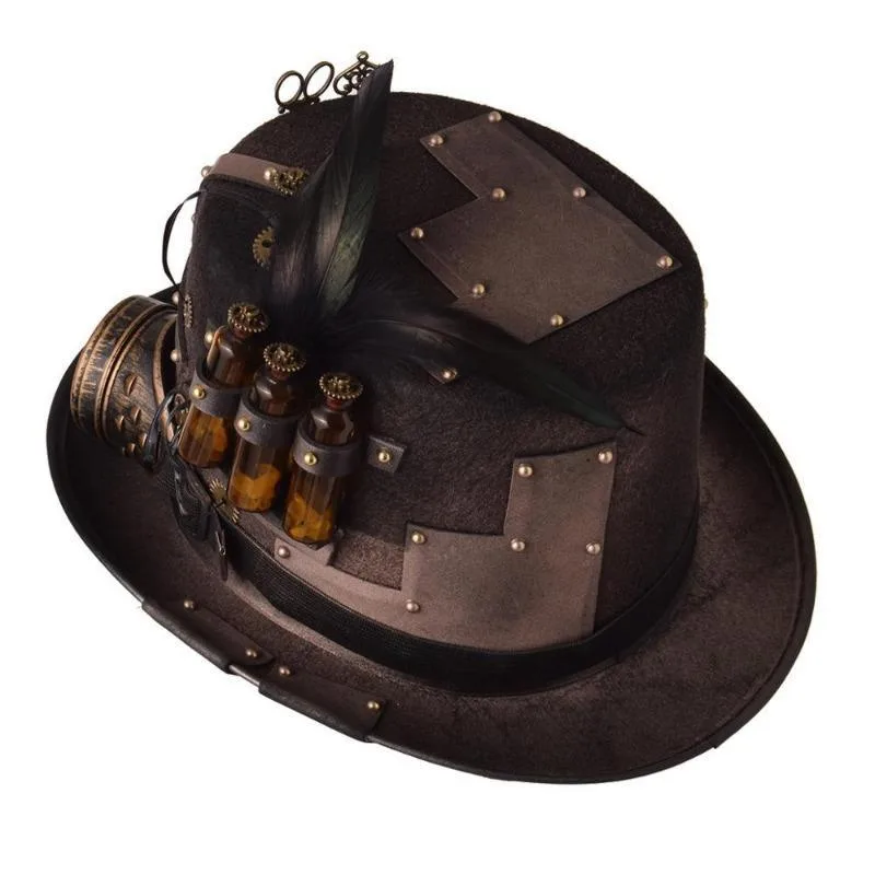 View 3 — Steampunk hat — inventor