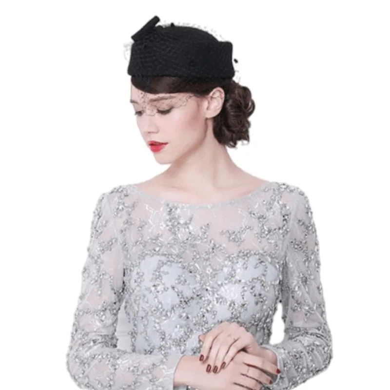 View 8 — Steampunk hat — veil