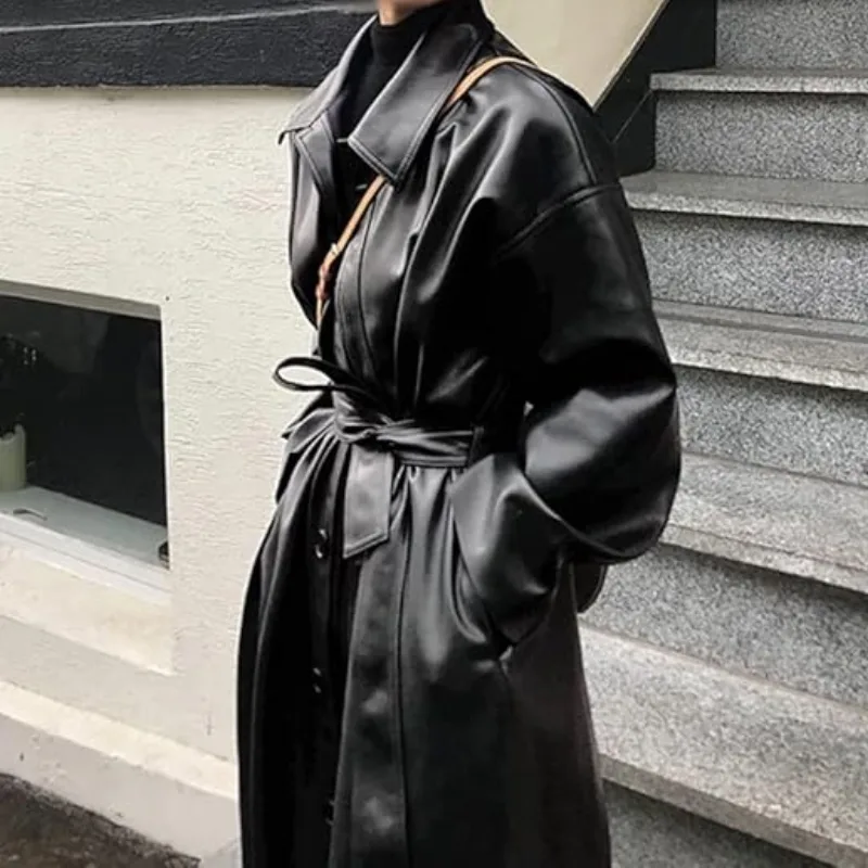 View 4 — Steampunk coat — Trench Coat oversized PU