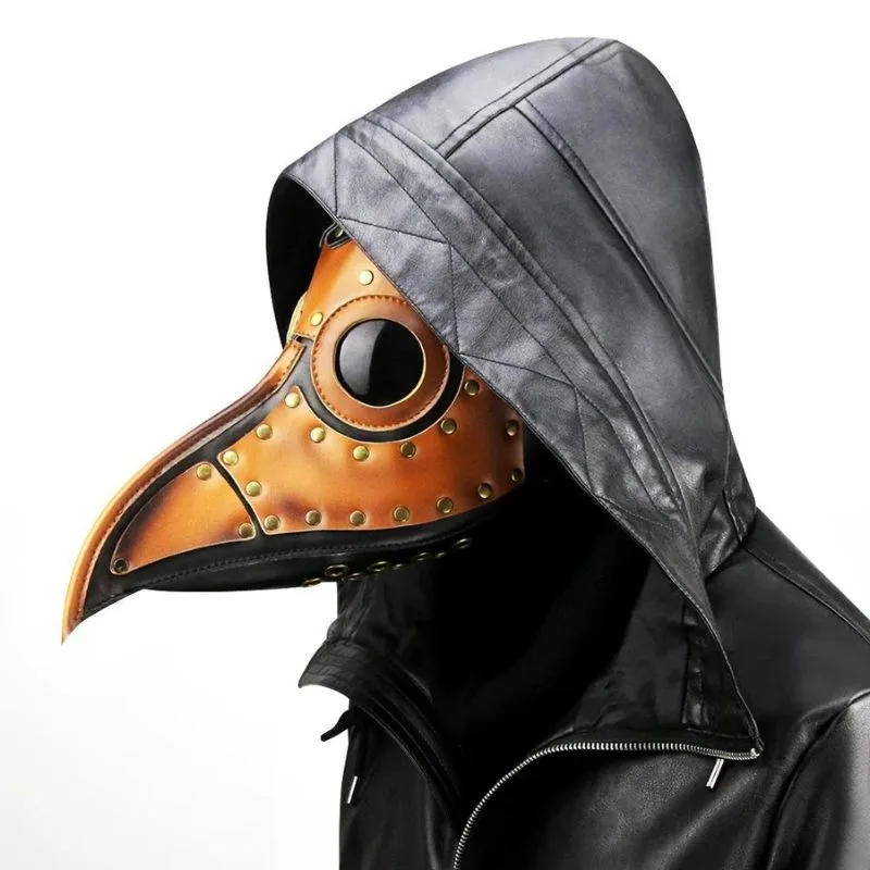 View 4 — Steampunk mask — raven plague