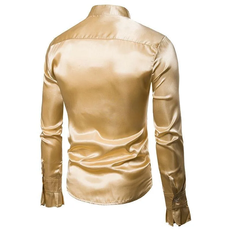 View 2 — Steampunk shirt — satin Gold