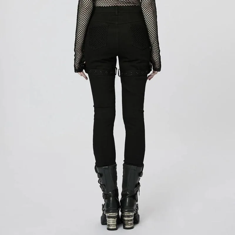 View 3 — Women’s steampunk trousers — punk