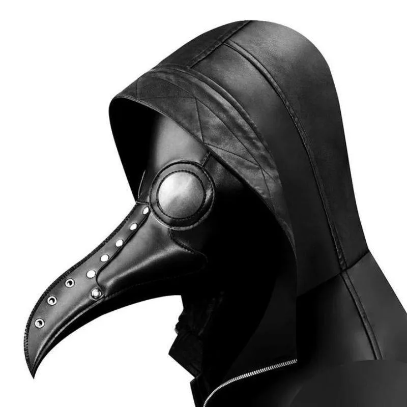 View 2 — Steampunk mask — plague black