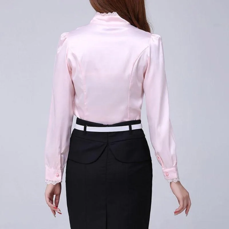 View 6 — Women’s steampunk blouse — collar cravat