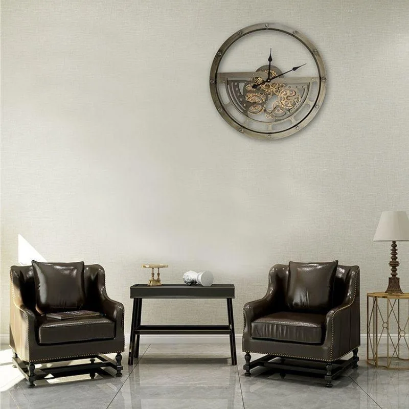 View 2 — Industrial steampunk clock — wall