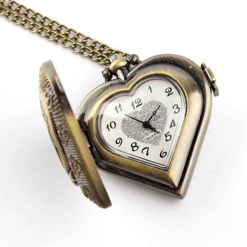 View 3 — Steampunk pocket watch — heart