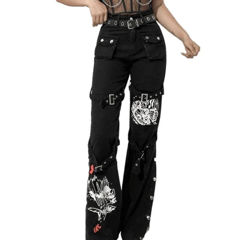 Gothic steampunk trousers — Cyber