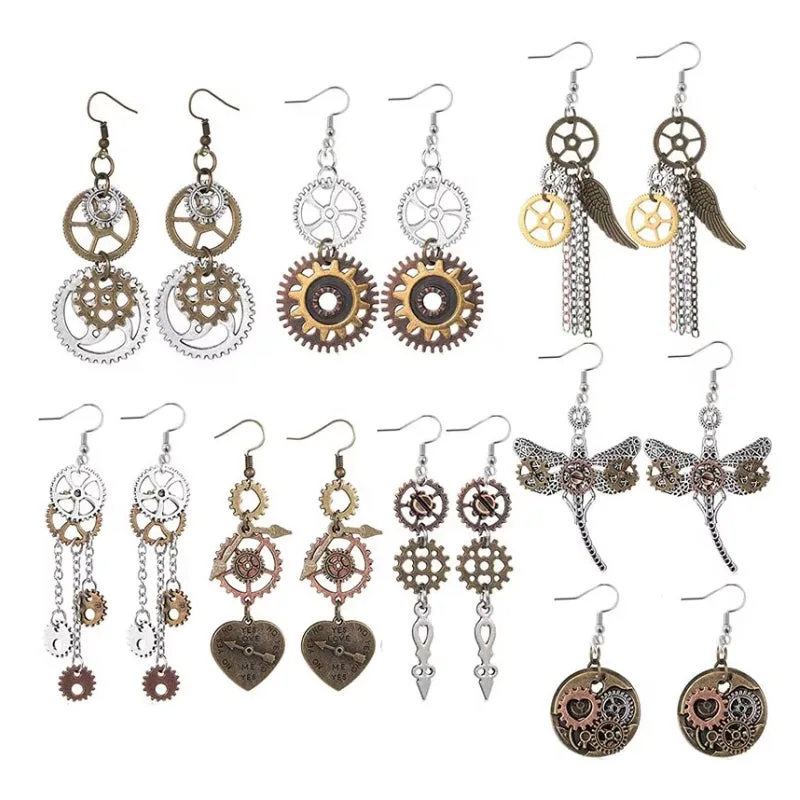Steampunk earrings