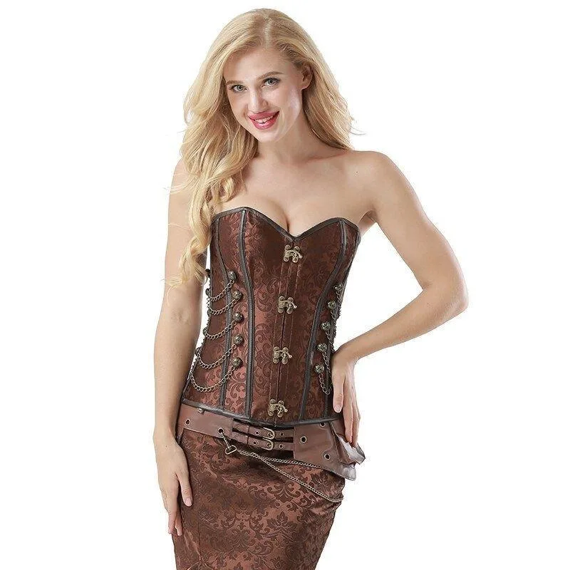 View 4 — Steampunk corset — brown