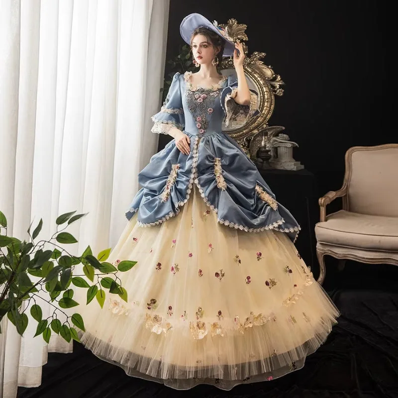 View 3 — Steampunk dress — Renaissance French