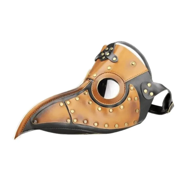 View 5 — Steampunk mask — raven plague