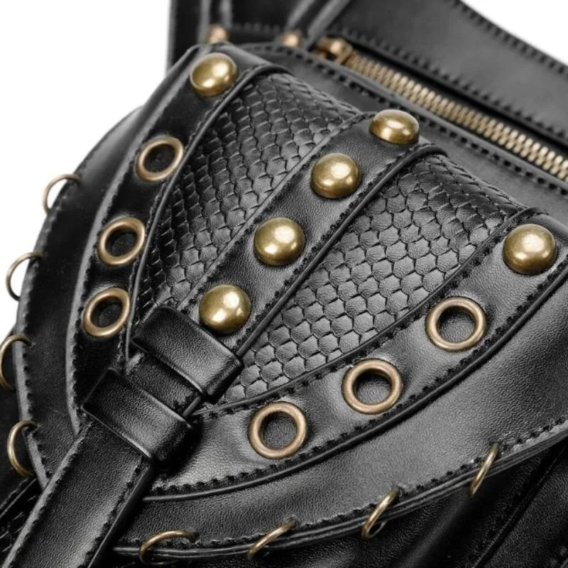 View 6 — Steampunk satchel — thigh