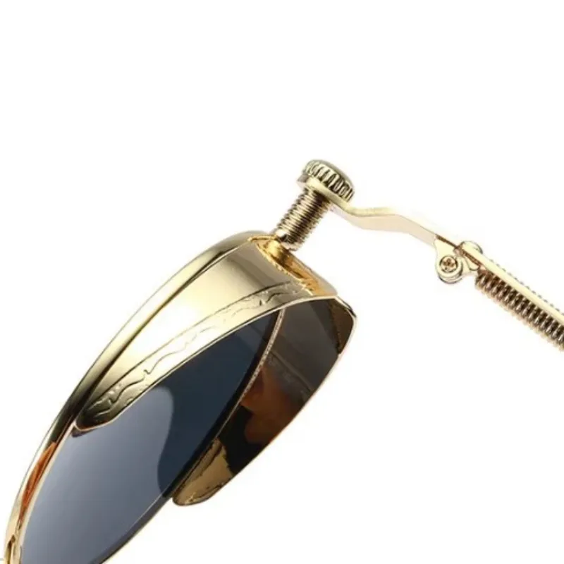 View 5 — Vintage-style steampunk sunglasses
