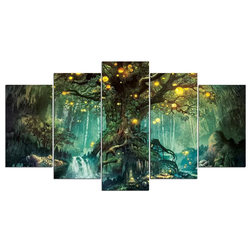 View 3 — Steampunk wall art — XXL tree life