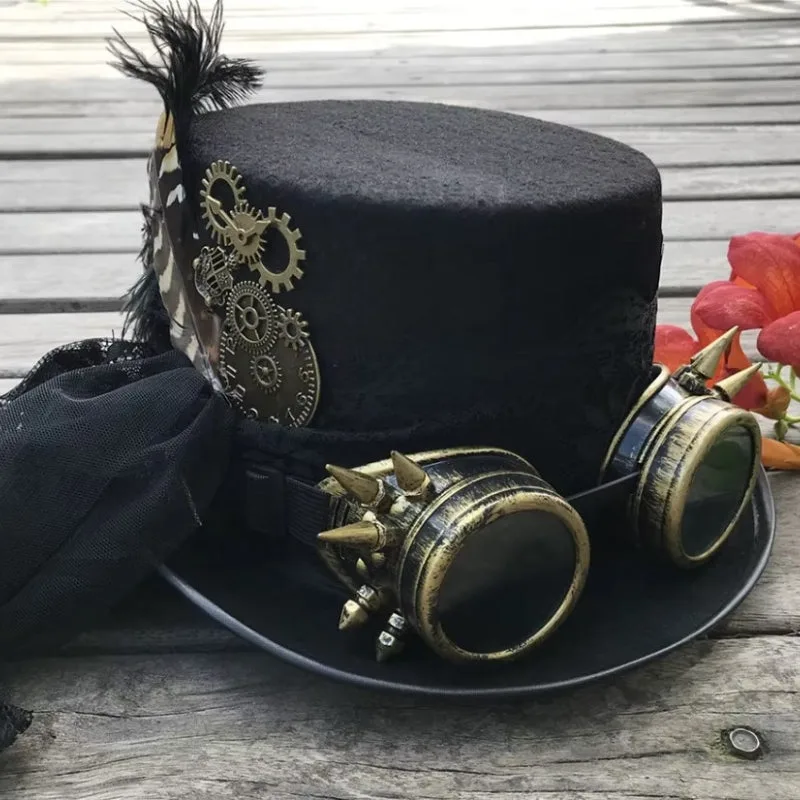 View 7 — Steampunk hat — lace