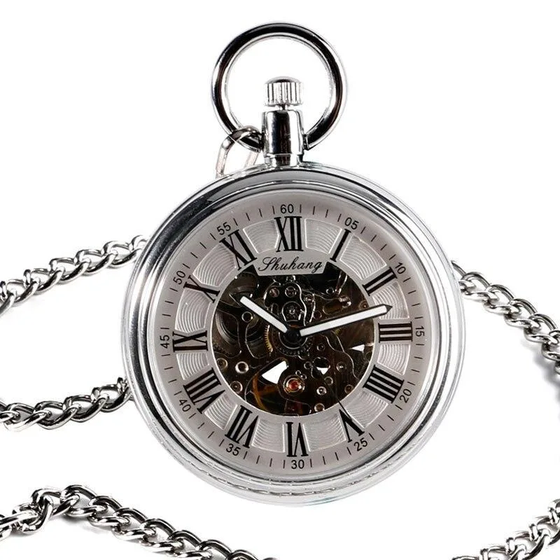 View 3 — Men’s antique-style steampunk pocket watch — Ref. 6604697337941