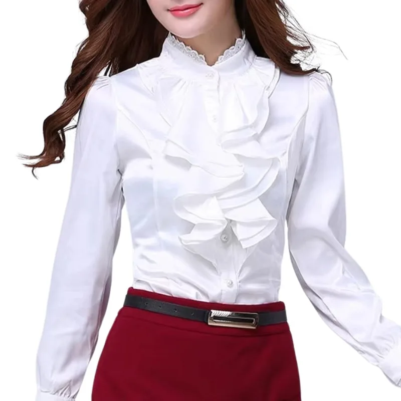 Women’s steampunk blouse — collar cravat