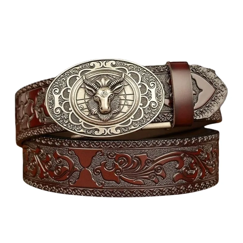 Steampunk belt — buckle Cowboy