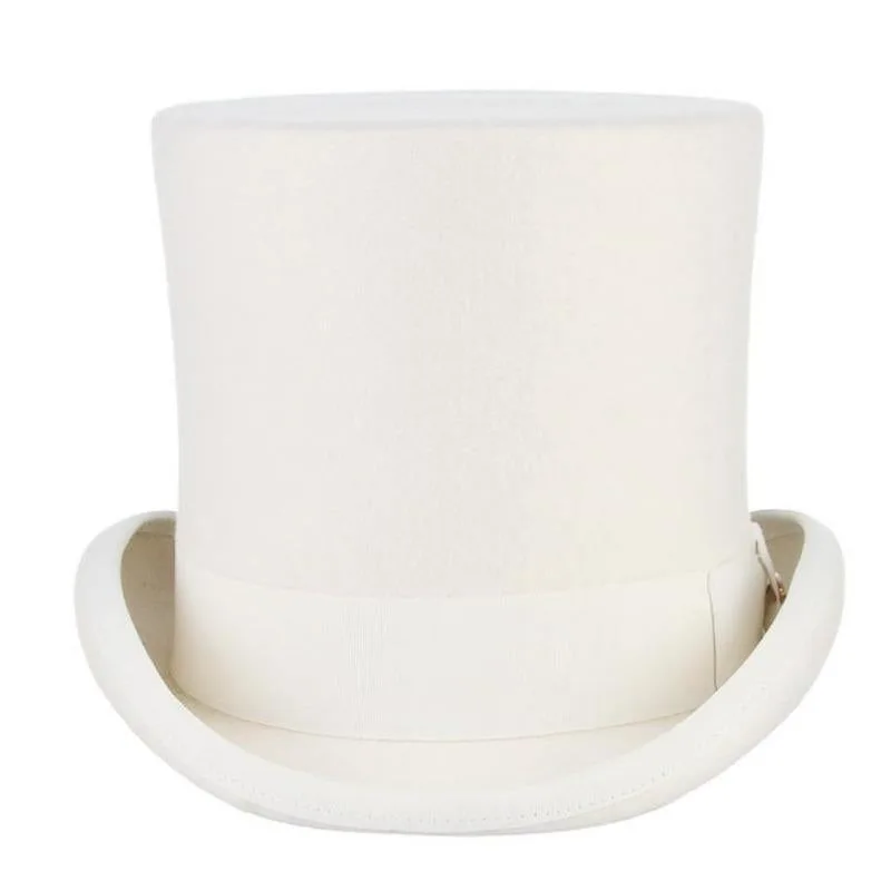 View 2 — Steampunk top hat — Hat white