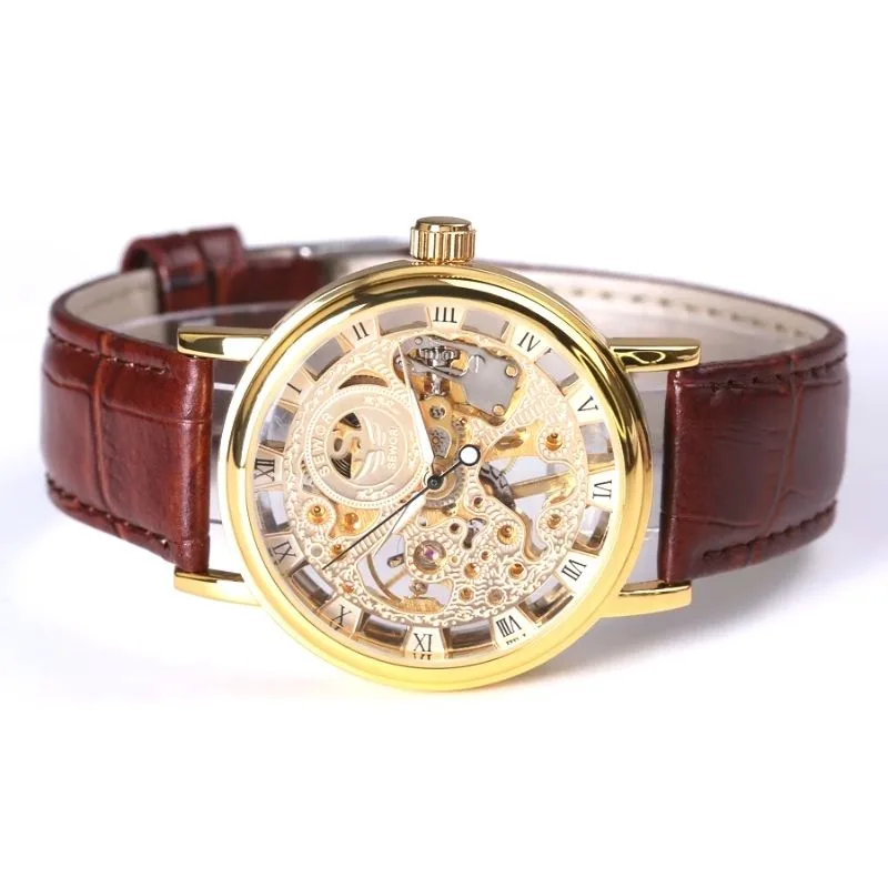 View 12 — Men’s steampunk watch — Skeleton