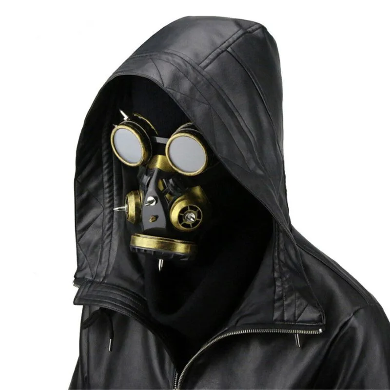View 3 — Steampunk mask — Gas costume accessory futuristic Cosplay