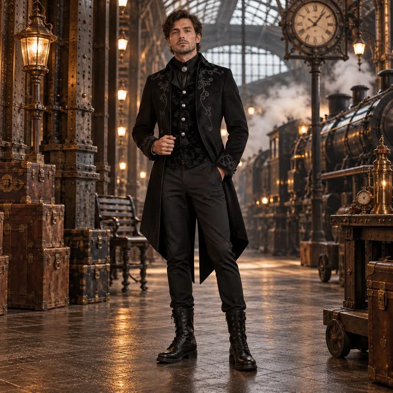 View 14 — Gothic steampunk frock coat — Jacket