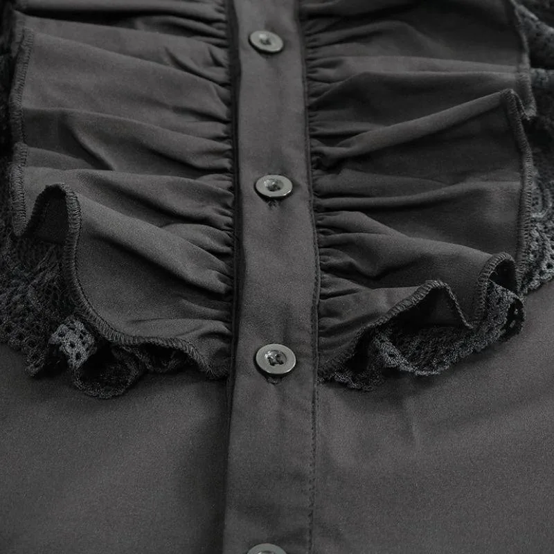 View 3 — Men’s gothic steampunk shirt