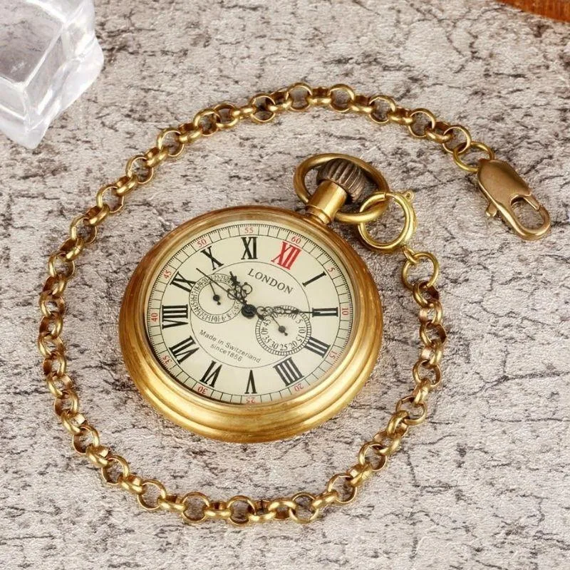 View 6 — Antique-style steampunk pocket watch — Ref. 6602213130325