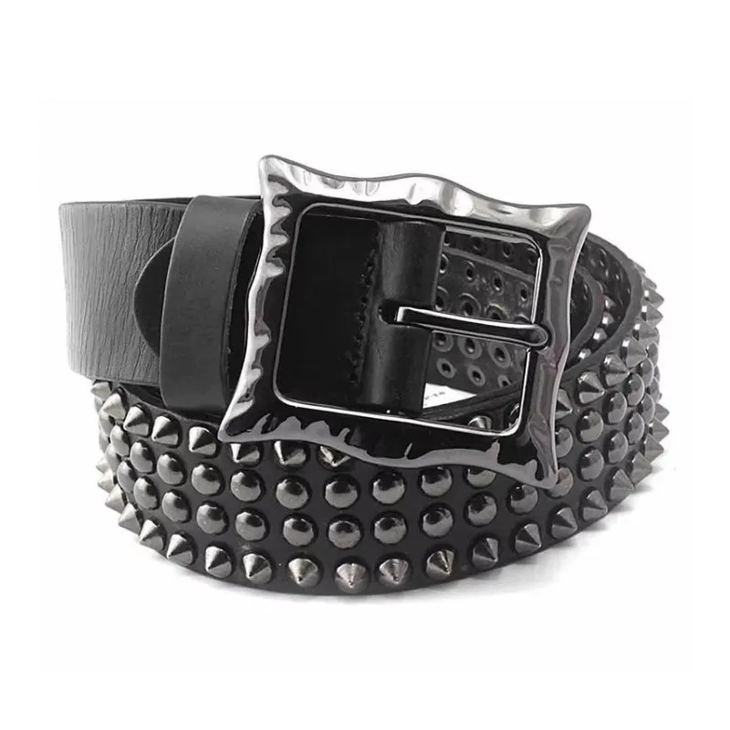 View 7 — Men’s steampunk belt — punk Rock