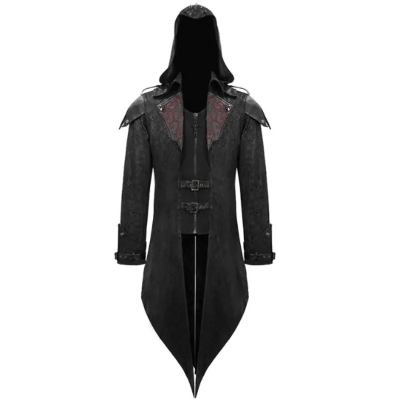 View 6 — Men’s steampunk coat — Long punk