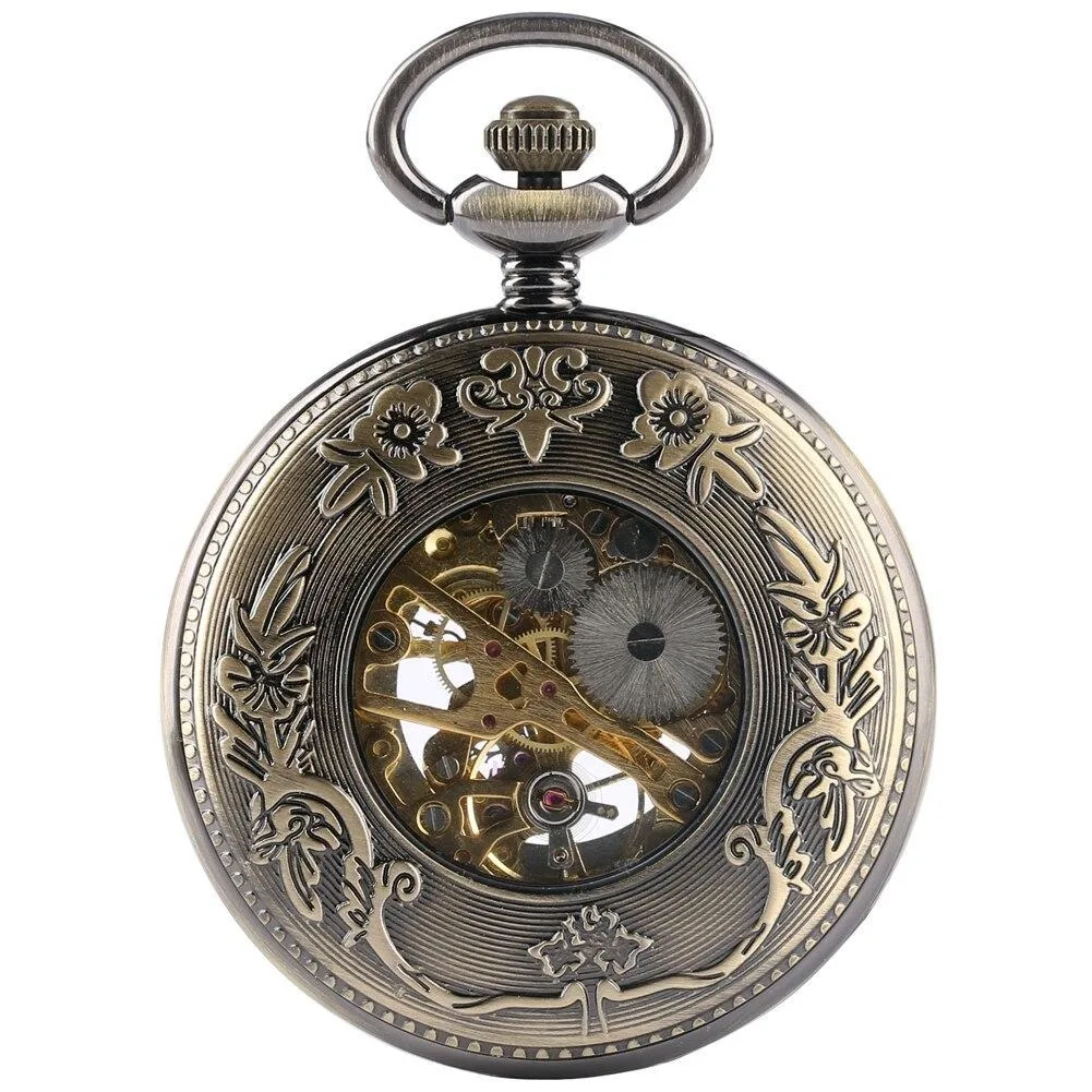 View 3 — Vintage-style steampunk pocket watch