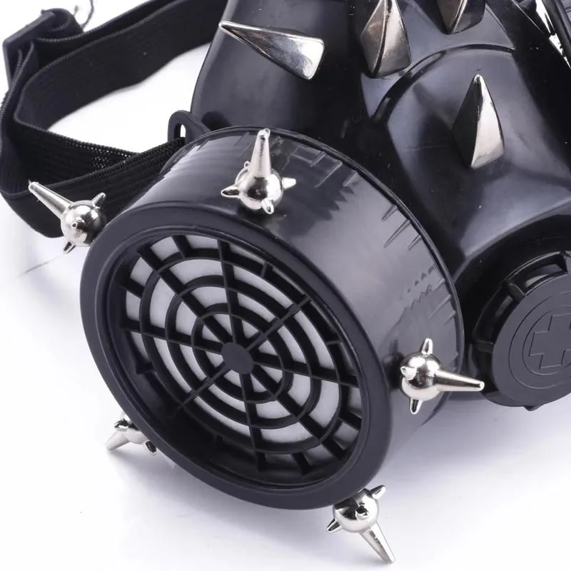 View 4 — Gothic steampunk mask — Gas costume accessory