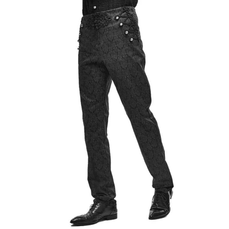 View 3 — Men’s Victorian steampunk trousers