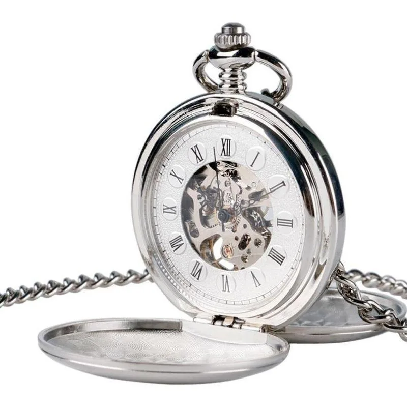Mechanical antique-style steampunk pocket watch