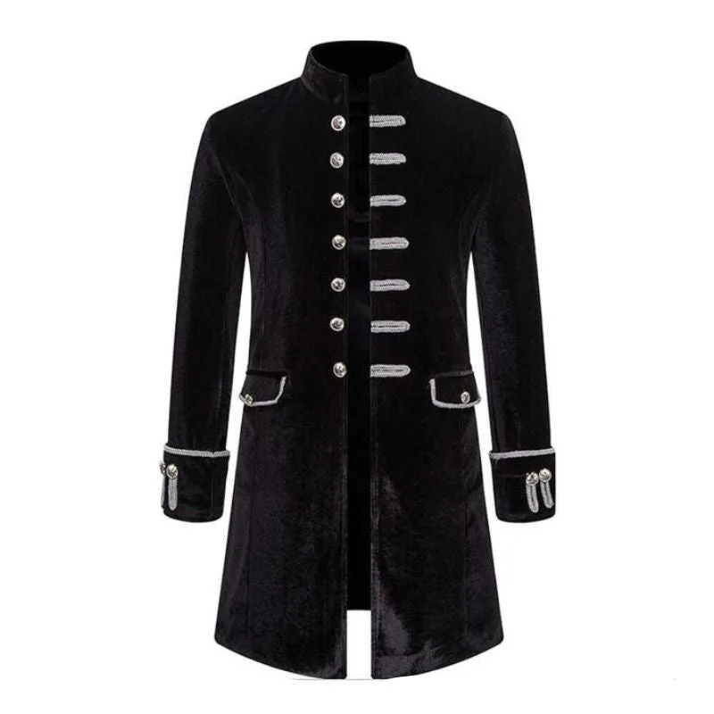 Gothic steampunk jacket — long