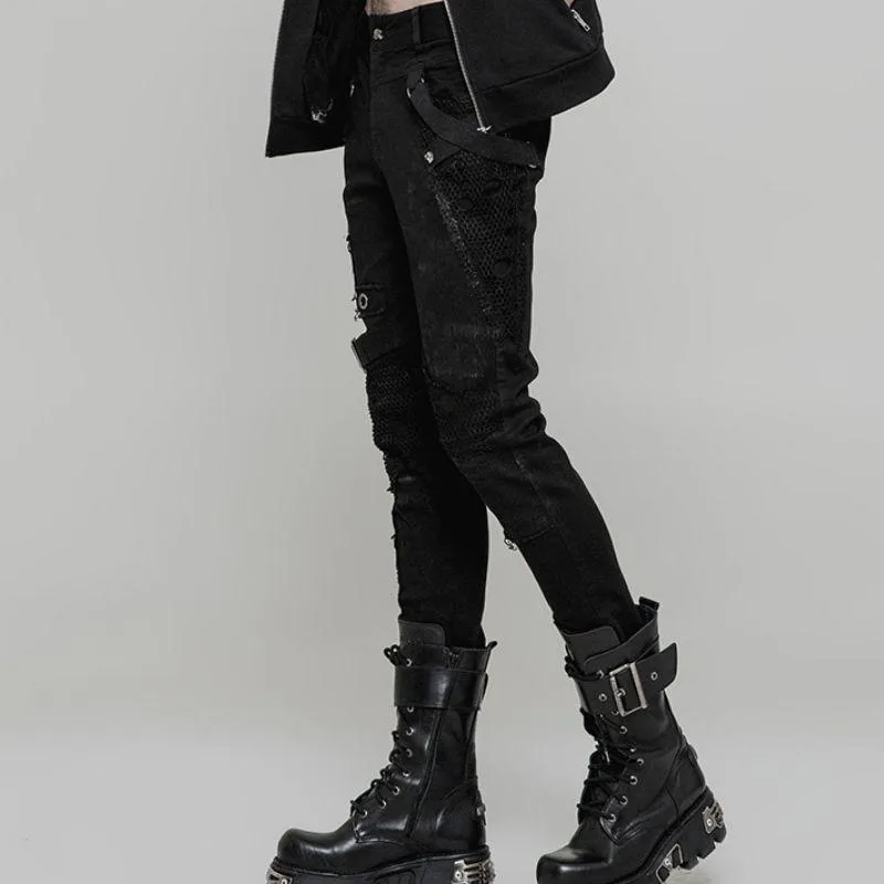 View 3 — Steampunk jean punk Rock