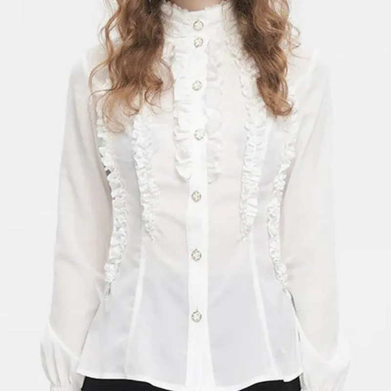 View 8 — Women’s Victorian steampunk blouse