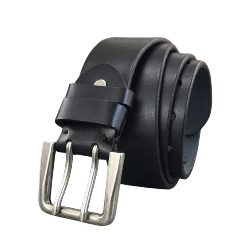 View 9 — Men’s steampunk belt — double pin