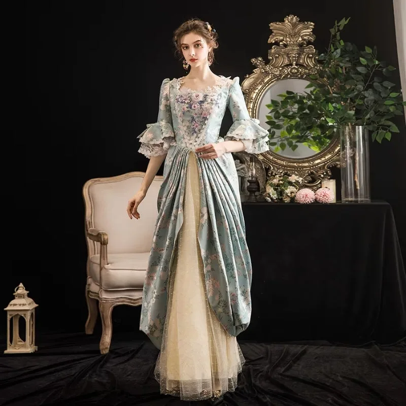 View 7 — Steampunk dress — Renaissance French