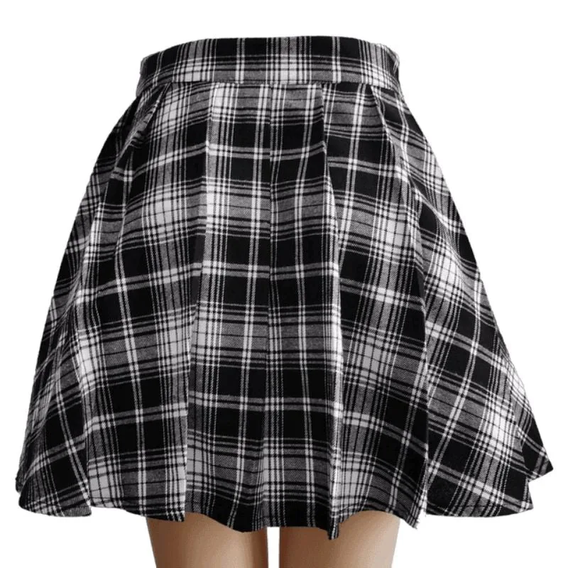 View 4 — Gothic steampunk skirt — checked