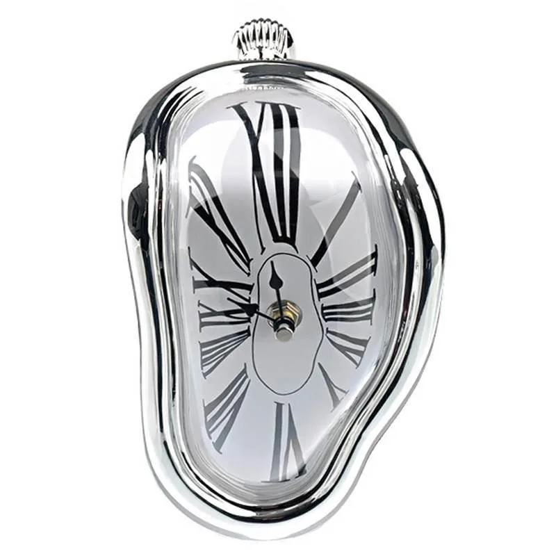 Steampunk clock — melted Dali