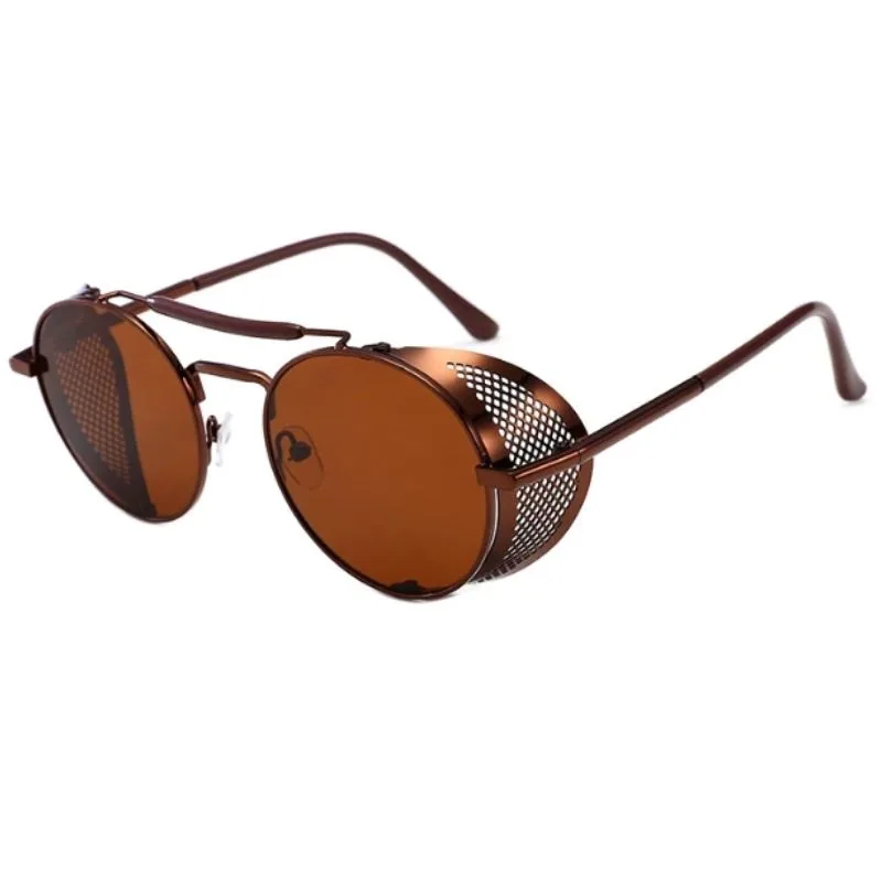 View 4 — Steampunk sunglasses — round