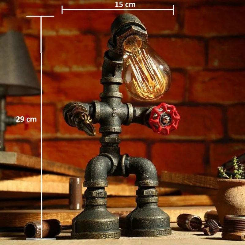 View 8 — Steampunk lamp — Robot
