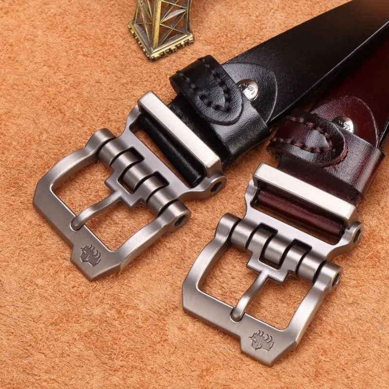 View 6 — Men’s steampunk belt — leather