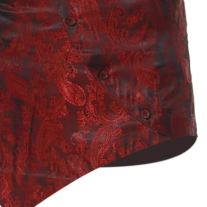 View 10 — Men’s asymmetric steampunk shirt