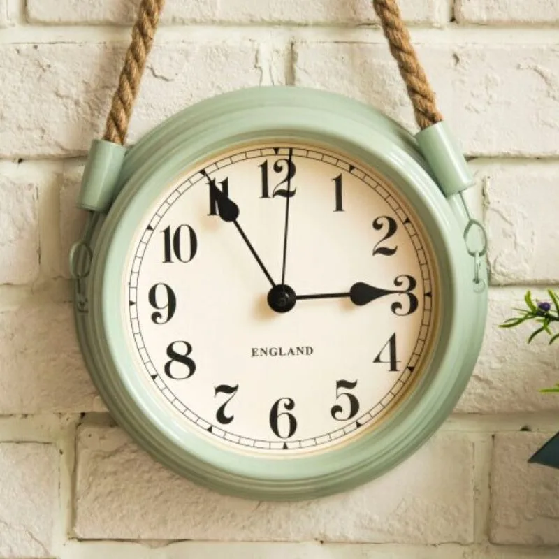 View 3 — Vintage-style steampunk clock — wall green
