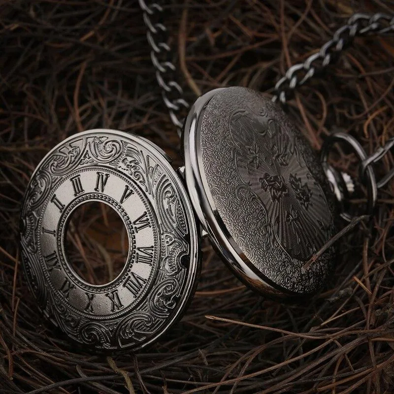 View 5 — Steampunk pocket watch — black