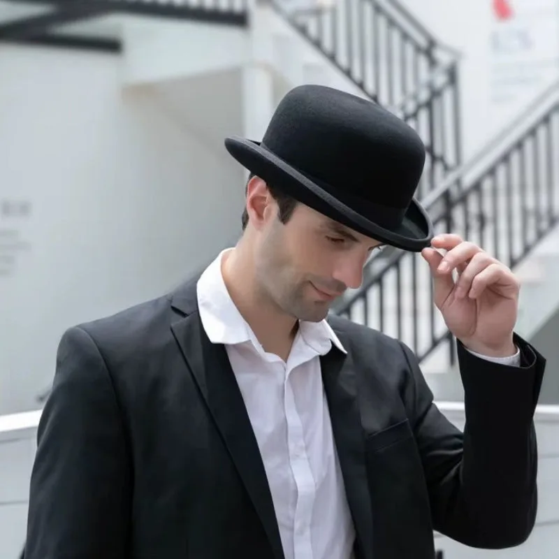 View 2 — Vintage-style steampunk hat — bowler